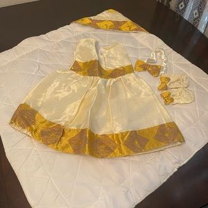 Ethiopian kids Cloth, Habesha kids for infants, Baptism Cloths